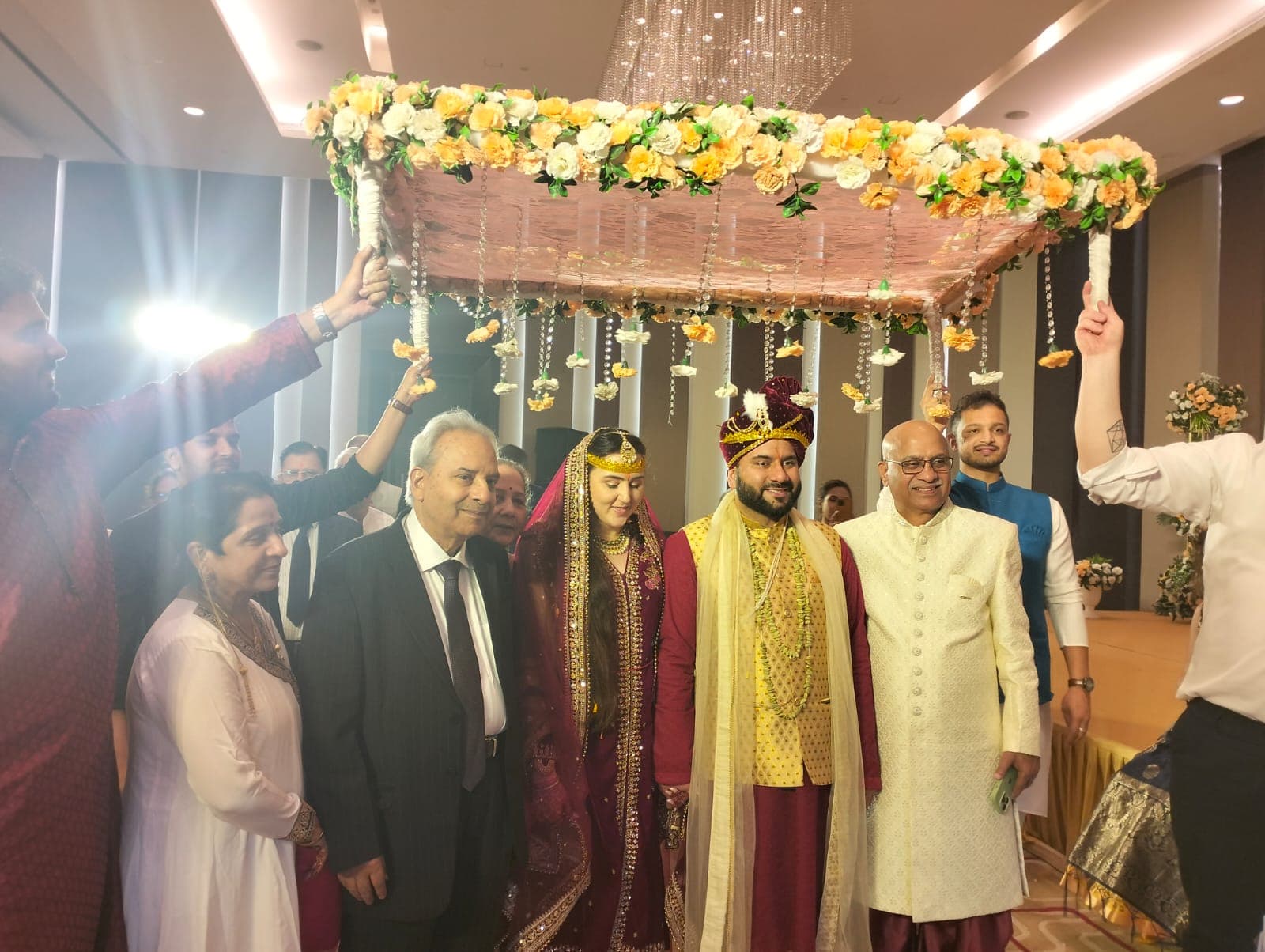 Chinar Team at a wedding